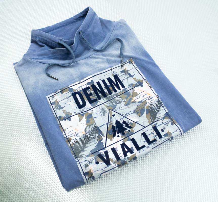 Vialli Denim Snood T-shirt - BOSSINI SA