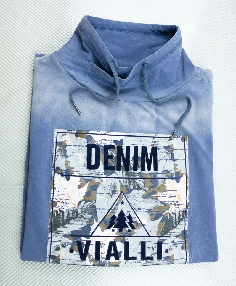 Vialli Denim Snood T-shirt - BOSSINI SA