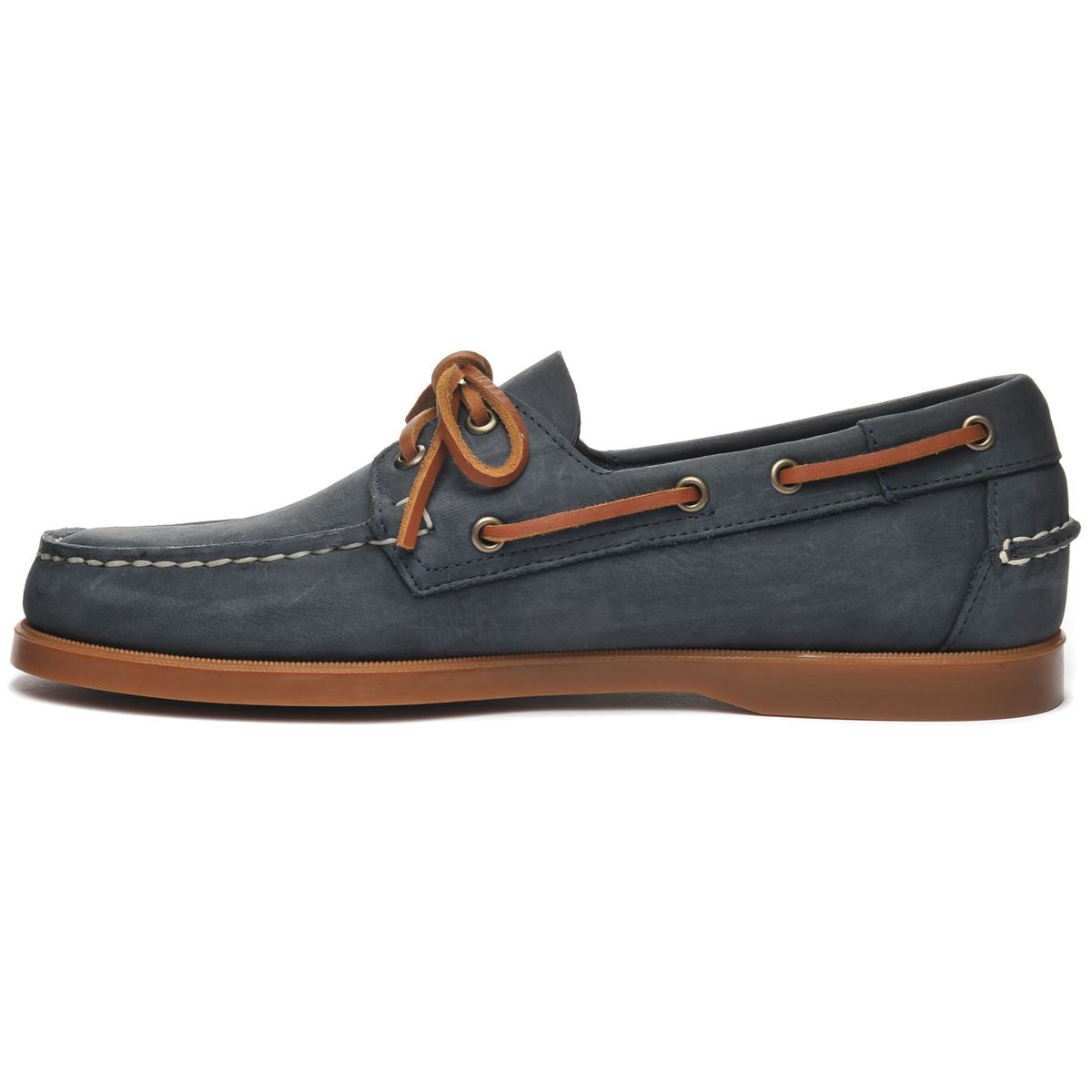 SEBAGO DOCKSIDES PORTLAND CRAZY H NAVY BROWN TAN - BOSSINI SA