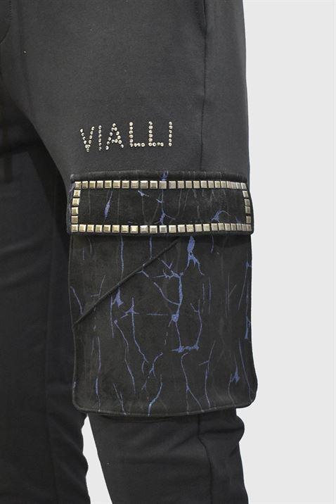 Vialli LightUP Black Trackpants - BOSSINI SA